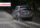 UP Continuous rain in the capital since last night waterlogging in several areas sudden drop in temperature brings a cool feel